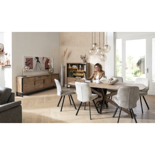 Eetkamerstoel Semmi microleder - Afbeelding 6