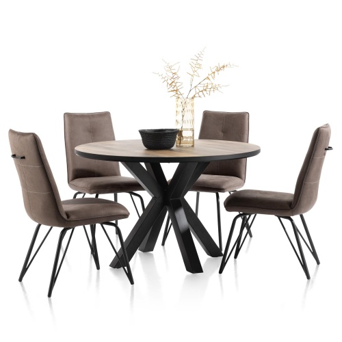 Eetkamertafel Sardinië rond - Afbeelding 6